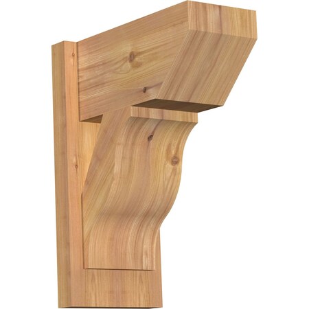 Ekena Millwork Funston Slat Smooth Outlooker, Western Red Cedar, 7 1/2"W x 14"D x 18"H OUT08X14X18FST06SWR